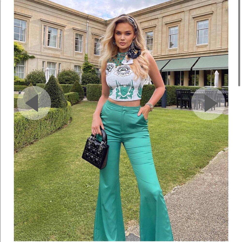 COMINO COUTURE LONDON 
JADE FLOWER 2 PCS SET SMALL